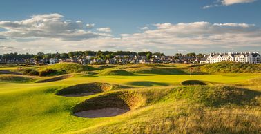 Top 100 Golf Tours - Carnoustie 15th green (Championship course)