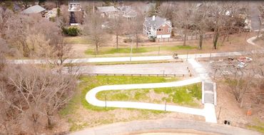 Atlanta Beltline Northeast Trail Switchback Before