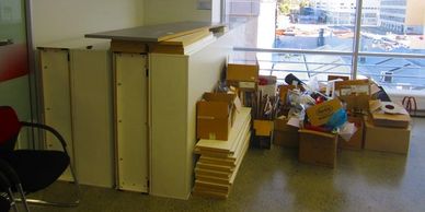 Commercial office clearance service in Lincoln Lincolnshire. Coleman Cleaning of Lincoln.