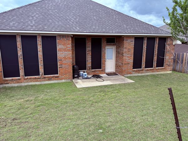 Solar Screen SunTec 90% Black Fabric on a miter 7/16 x 1 frame. Save money using solar screens.