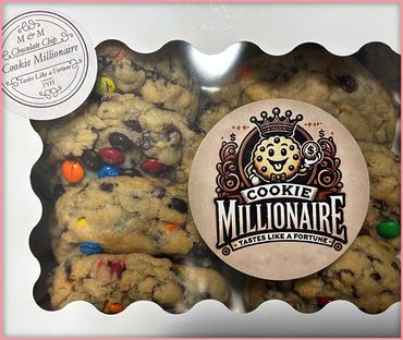 Cookie Millionaire fresh baked gourmet cookies, TYH, Delaware County, PA, Montgomery County PA
