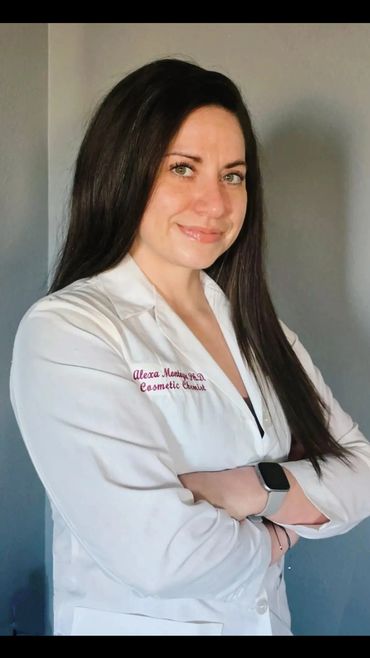 Makeup and filter free headshot to show my skincare products work! 💜