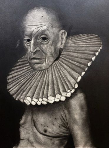 Where Do We Go? When we close our eyes and it’s all over. Pencil on Paper by Peter Onyedikachi