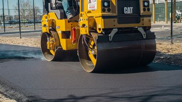 we roll and compact the surface for maximum durability,