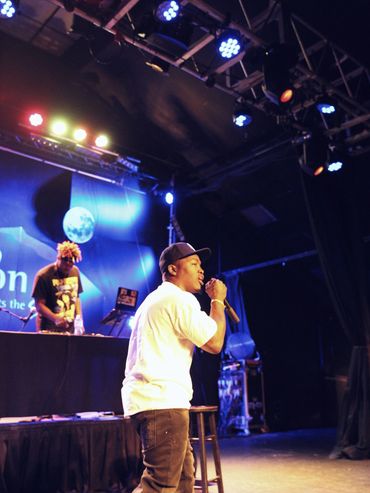 Tay Morris rocking the stage