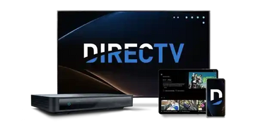 DIRECTV streaming on TV, tablet, and smartphone with a receiver.