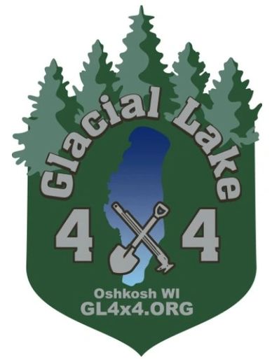 Logo for Oshkosh, Wisconsin based offroad club Glacial Lake