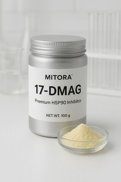 <img src="17-dmag.jpg" alt="Mitora™ 17-DMAG HSP90 inhibitor for research use">