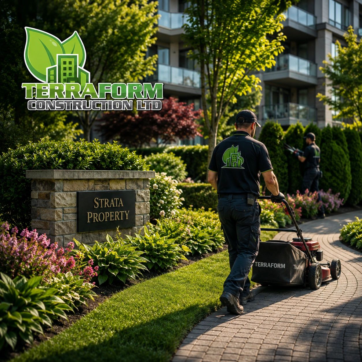 Professional strata landscape maintenance for condo and townhouse properties in Burnaby, BC.