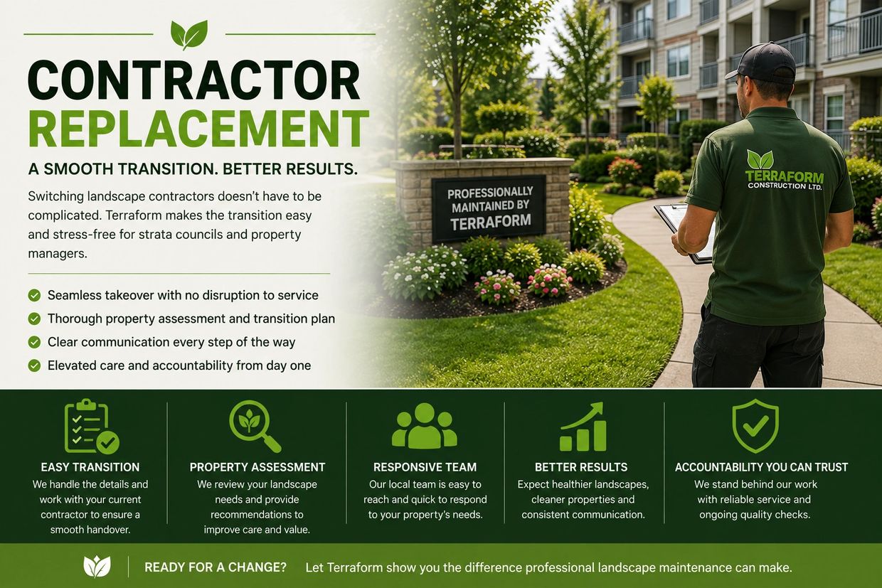 Terraform Construction providing a smooth transition for strata councils and property managers repla