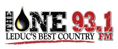 Logo for 93.1 FM The One, Leduc's best country radio station.