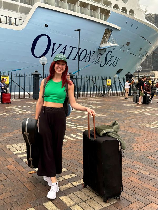 Guest Entertainer on the Ovation of the Seas, Sydney, Australia, March 2024