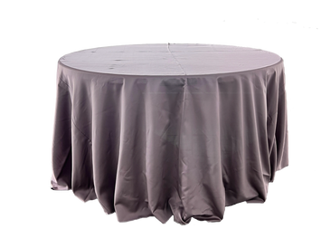 mauve lamour satin tablecloth