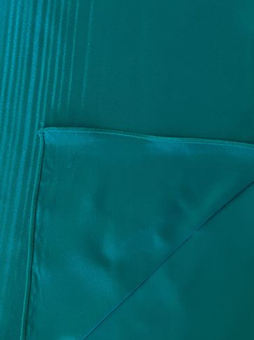 teal satin napkin