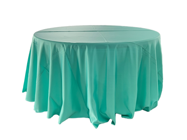tiffany blue lamour satin tablecloth