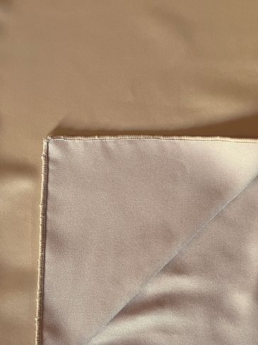 victorian gold lamour satin napkin