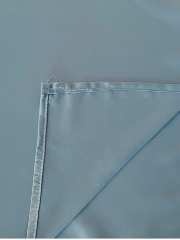 dusty blue lamour satin napkin