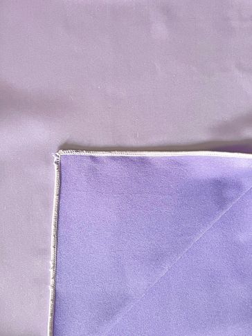 lilac lamour satin napkin
