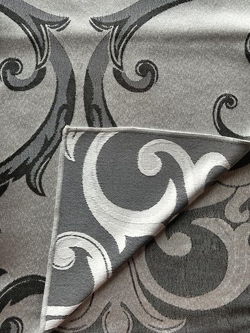 silver polyester brocade napkin