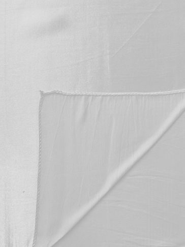 white satin napkin