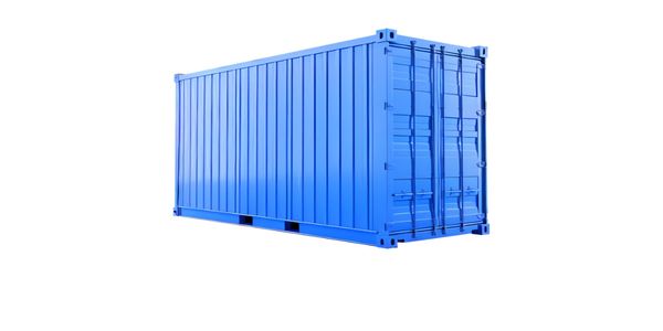 contenedor nuevo color azul