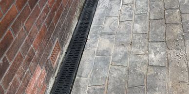 rainwater channels and land drains