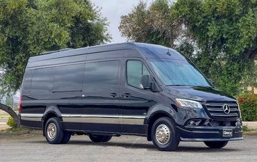 Mercedes Sprinter van detailed by Del Mar Detailing in San Diego