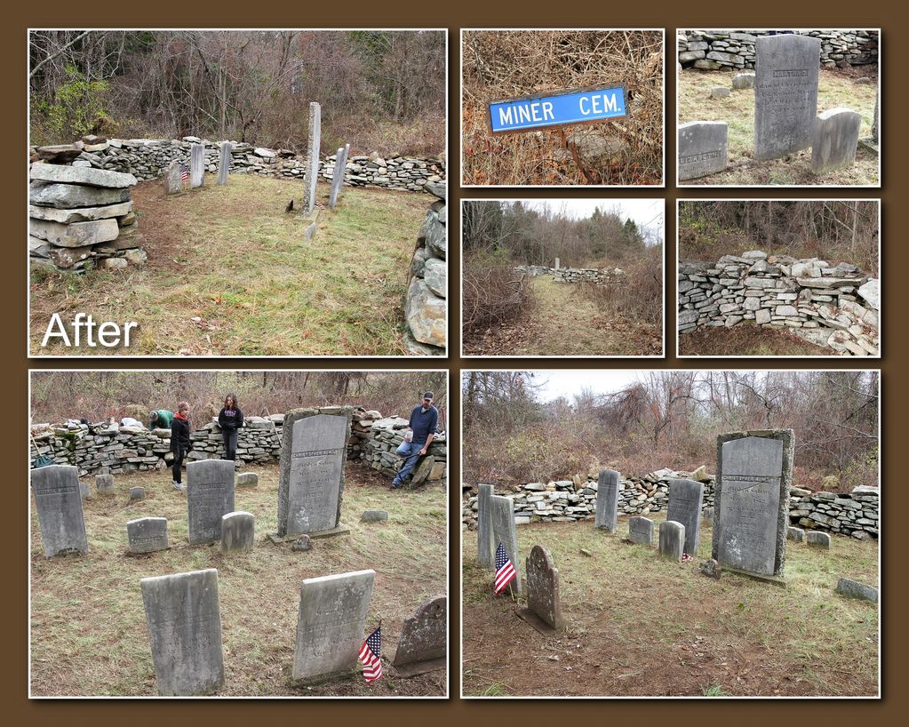 Miner Cemetery Salem CT Rediscovering History Connecticut Grave restoration preservation