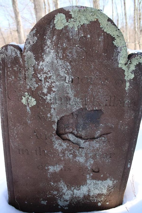 Killam Cemetery, Preston CT - Before