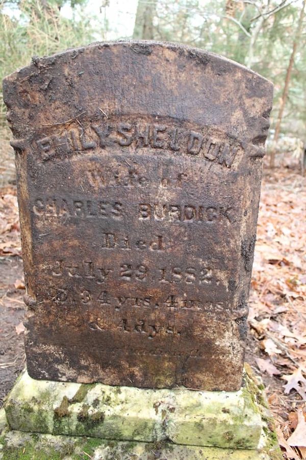 Sheldon Cemetery, Sterling CT - Before