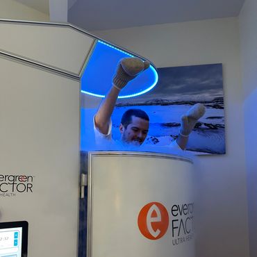 Experience whole body cryotherapy in Lake Oswego for workout recovery, soreness, energy, & wellness.