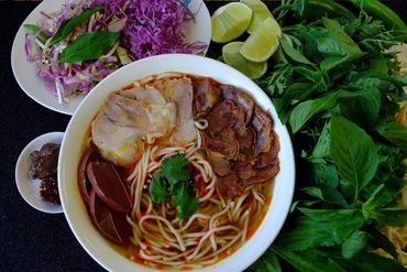 Bun Bo Hue- Imperial Beef and slice Pork noodle soup
