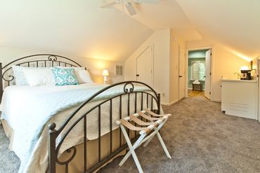 Garden Cottage master bedroom iron bed
