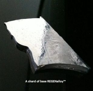 MgCaZn metallic glass REGENalloy shard