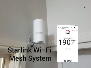 Mesh WiFi with Starlink full home coverage fast internet speeds