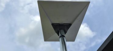 We use the Starlink O.E.M certified mast/pole adapter.
Made from alloy & manufactured by Starlink sp
