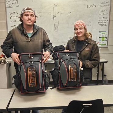 Dalton Cyrus & Kathrine Nevins from  Ivy Tech will compete at 2025 SkillsUSA state competition.