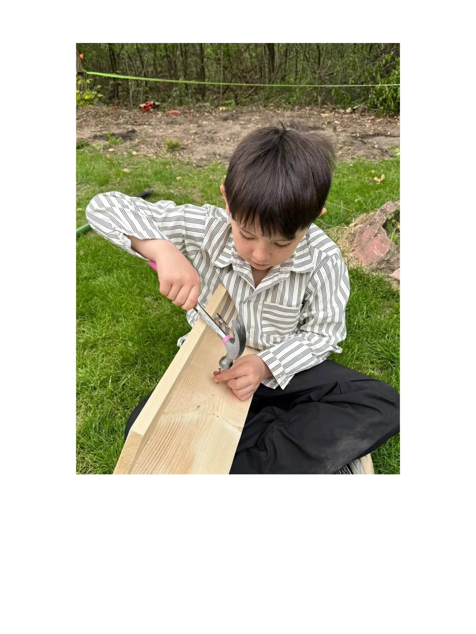 Sometimes we break, sometimes we build. At Liberté there is an endless supply of fun activities to explore independently