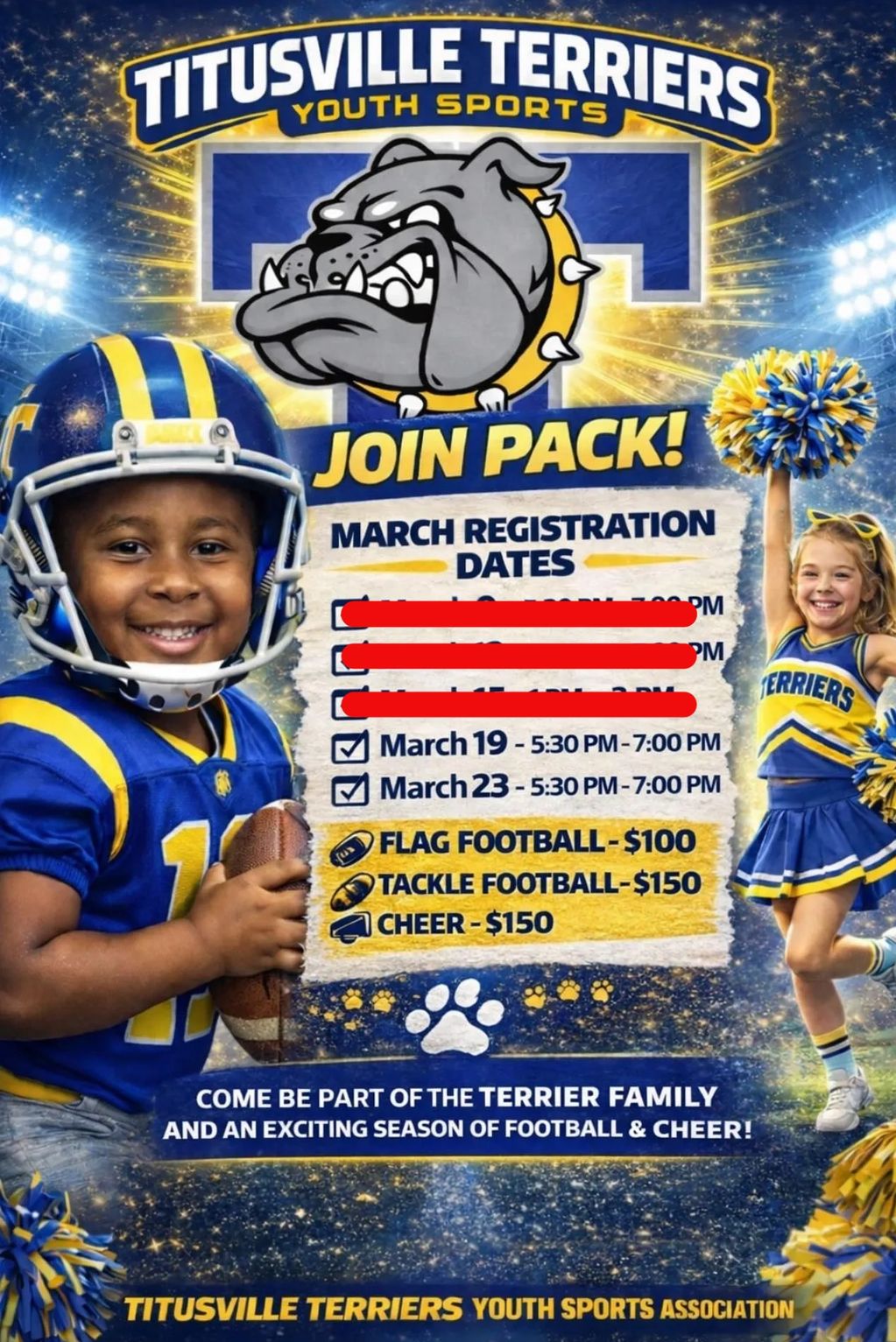 March Registration Dates