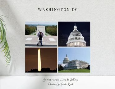 Explore the vibrant sights of Washington DC with this stunning photography book featuring four capti