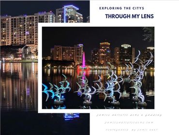 Exploring the cities through my lens is the skylines of different cities Orlando, Nashville , Tampa