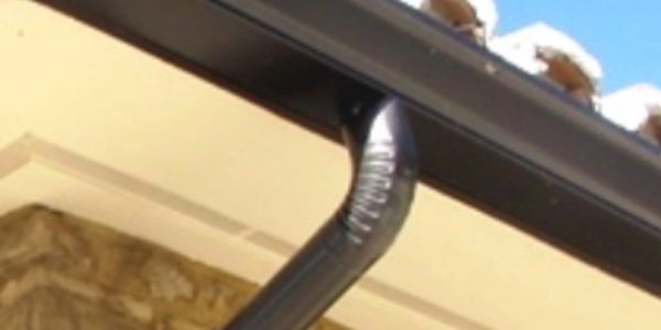 Prepainted round downspout