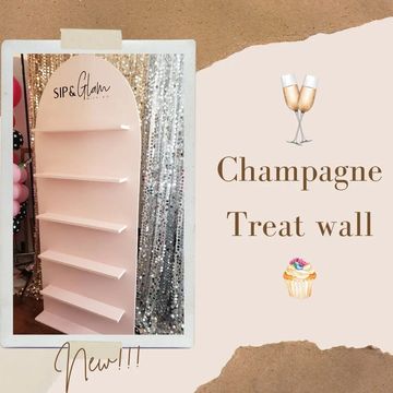 Treat wall rental /champagne wall rental