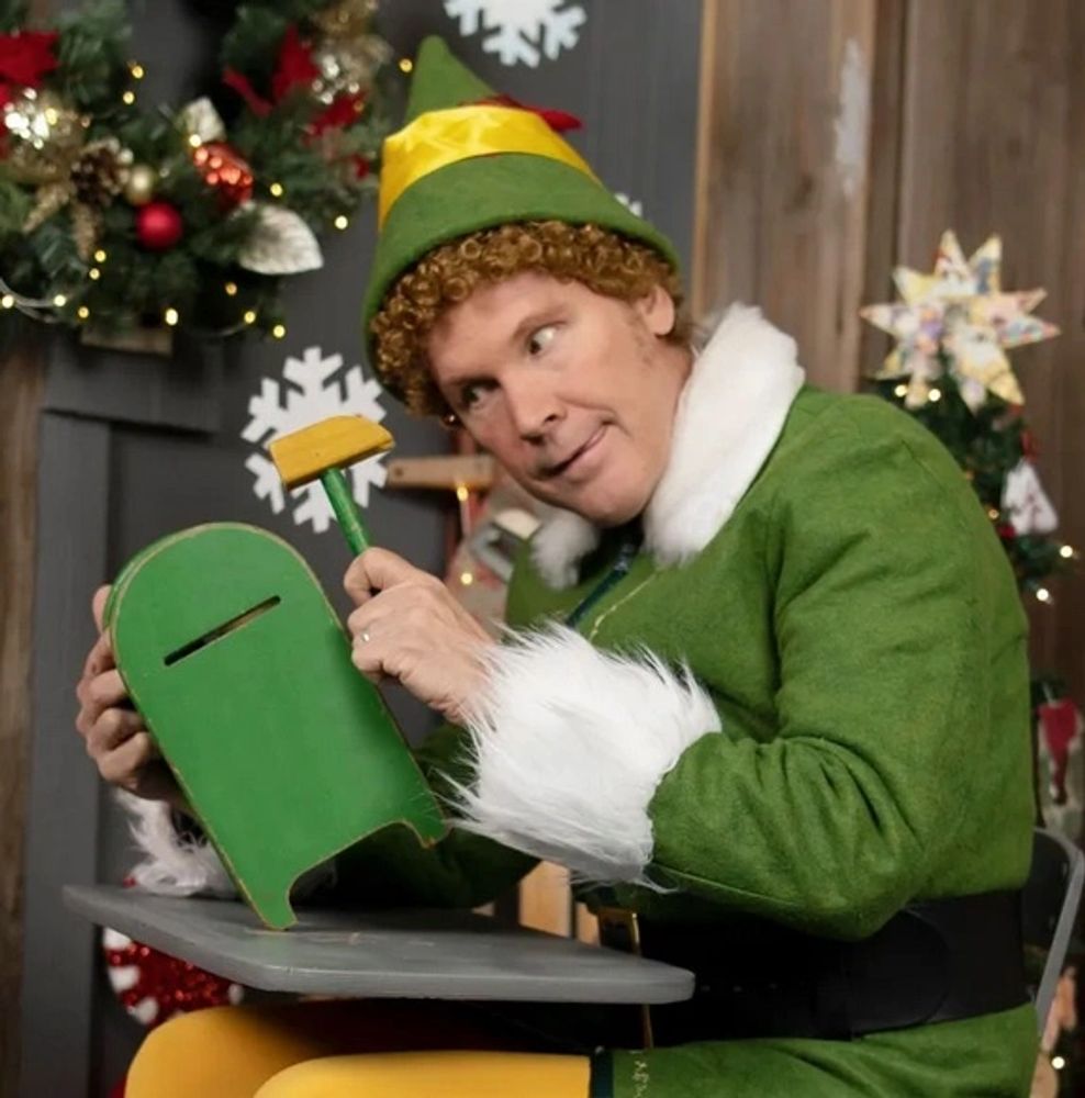 Hire Buddy The Elf, Hire an Elf, Hire the best Buddy The Elf, Have Buddy The Elf come to my party!