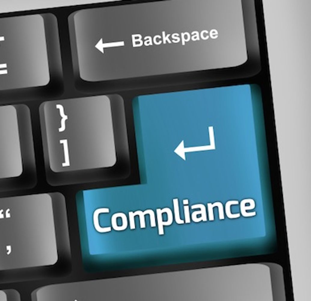 LaJay Solutions - picture of keyboard with word "Compliance" as the "enter" key