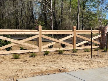 Custom Cedar Rail Fence Horse Fence