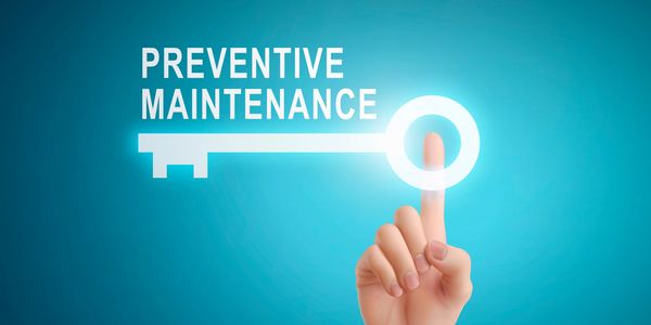 a logo indicating the importance of Preventative Maintenance
