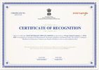 DIPP recognition certificate
