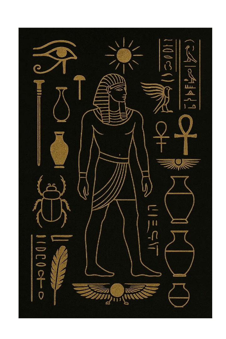 Unites divine presence and sacred icons in a timeless dialogue between life and eternity.