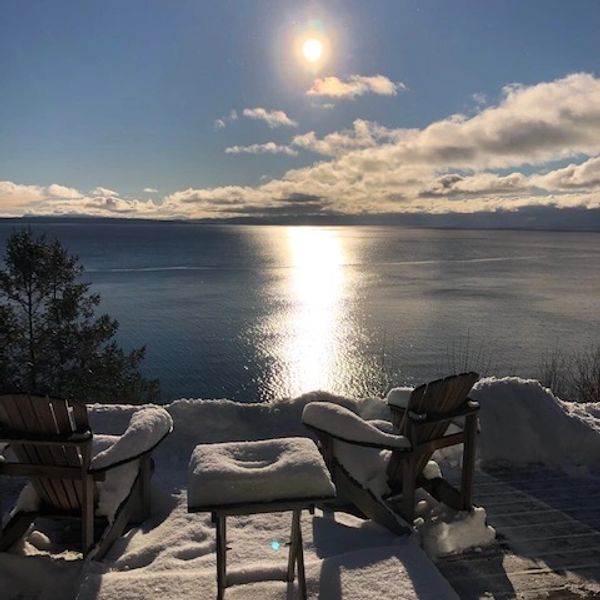 SBS is open year round! Come and storm watch in the winter. Our cozy suites have infloor heating.